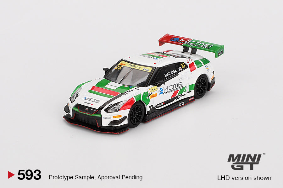1/64 MiniGT Nissan GT-R NISMO GT3 #23 KCMG 2018 FIA GT World Cup Macau (MGT00593) (Blister Pack)