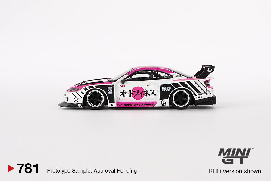 1/64 MiniGT Nissan LB-Super Silhouette S15 SILVIA Auto Finesse SEMA 2023 (Blister) (MGT00781)
