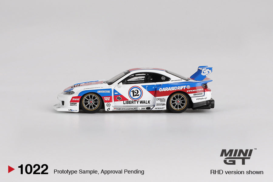 1/64 MiniGT Nissan LB-Super Silhouette S15 SILVIA (GARASIDRIFT x LBWK 2025) (MGT01022)
