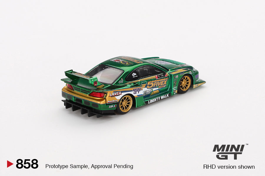 1/64 MiniGT Nissan LB-Super Silhouette S15 SILVIA (LBWK 2024 Fausto Racing) (MGT00858)