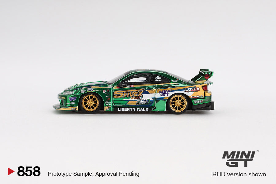 1/64 MiniGT Nissan LB-Super Silhouette S15 SILVIA (LBWK 2024 Fausto Racing) (MGT00858)
