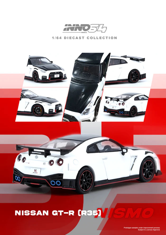 1/64 Inno64 Nissan Skyline GT-R (R-35) "NISMO" (White)
