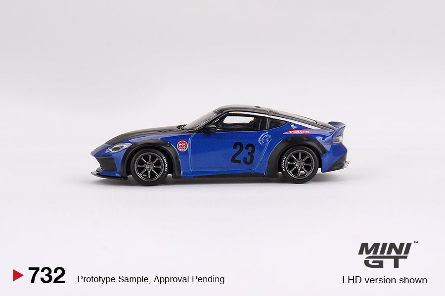 1/64 MiniGT Nissan Z Pandem Seiran Blue (MGT00732) (Blister Pack)