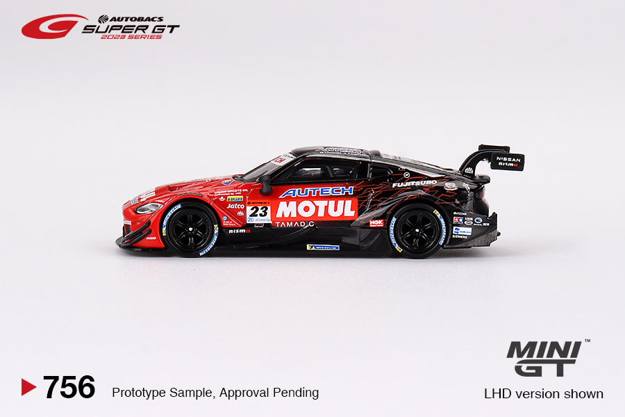 1/64 MiniGT Nissan Z GT500 #23 "MOTUL AUTECH Z" NISMO 2023 SUPER GT SERIES (MGT00756)