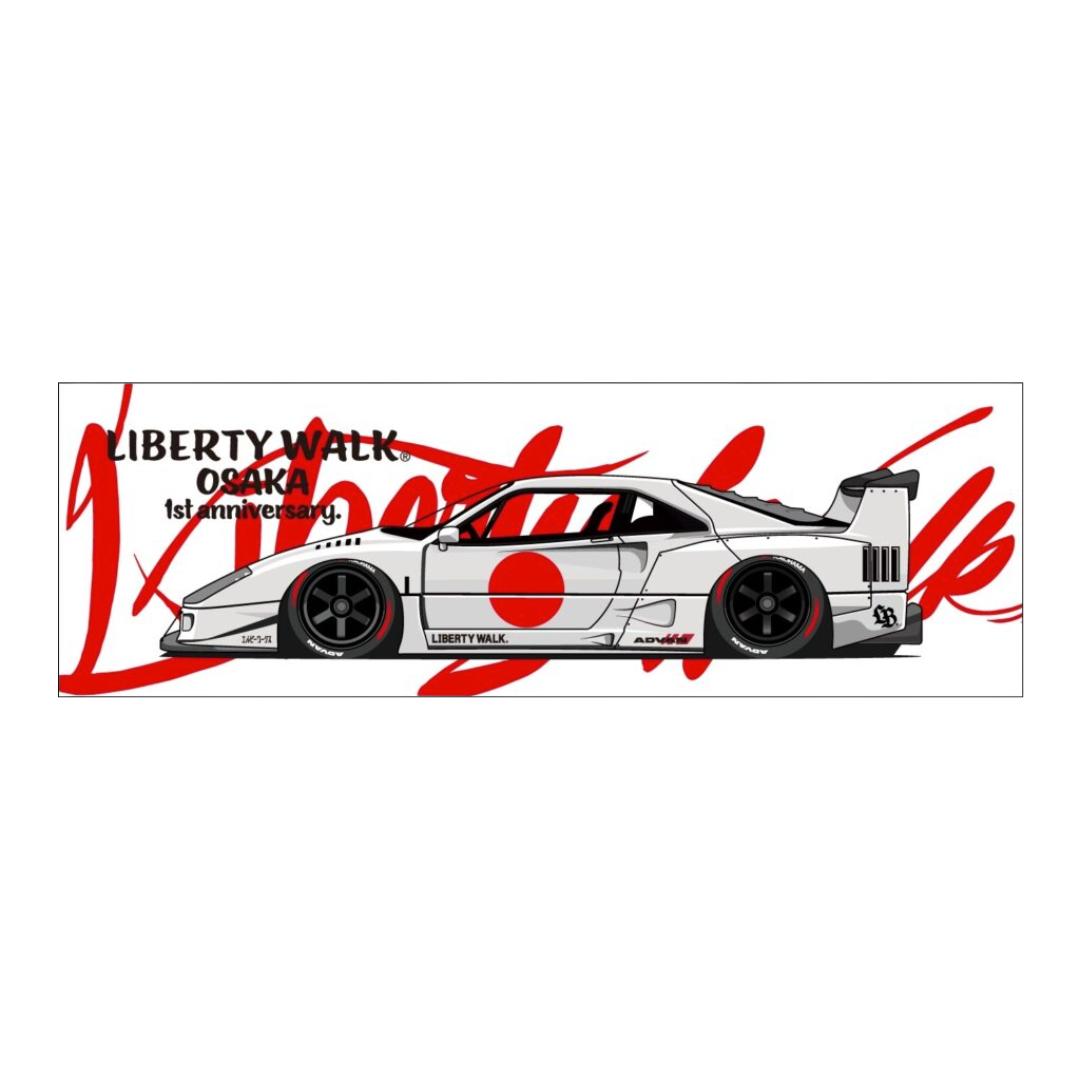 Liberty Walk OSAKA 1st Anniversary F40 Box Sticker