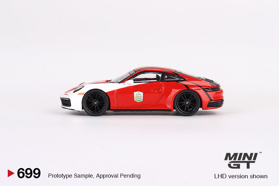 1/64 MiniGT Porsche 911 (992) Carrera S Safety Car 2023 IMSA Daytona 24 Hrs (MGT00699)