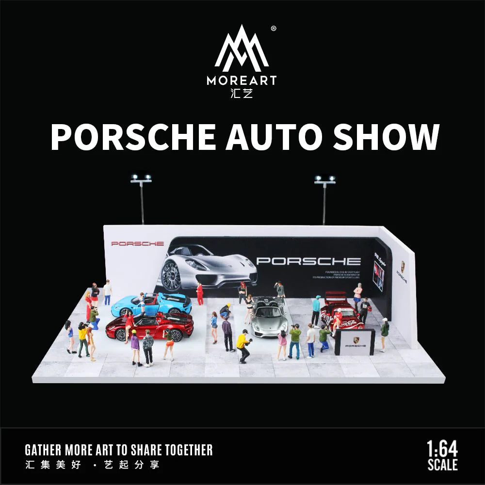 MoreArt Auto Show with LED Lighting (Porsche)