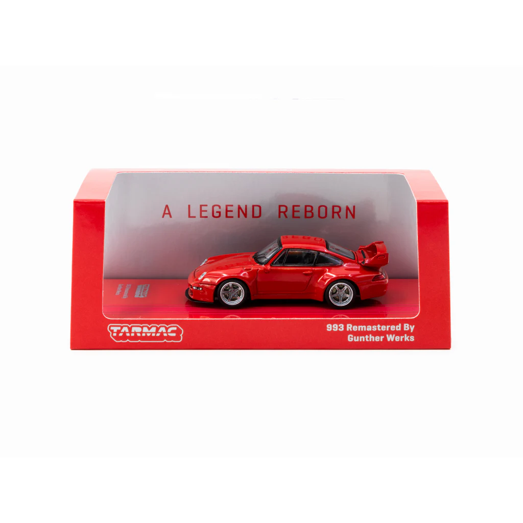 1/64 Tarmac Works x Porsche 993 Remastered by Gunther Werks (Red)