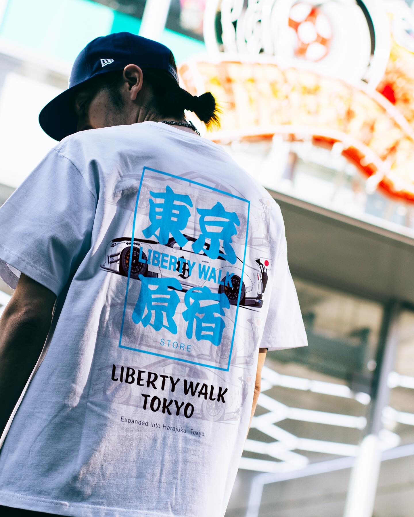 Liberty Walk 東京原宿 R35 White T-Shirt (Tokyo Exclusive)