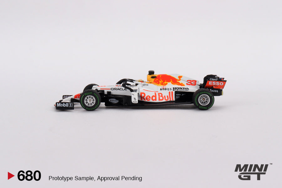 1/64 MiniGT Red Bull RB16B #33 Max Verstappen 2021 Turkish Grand Prix 2nd Place (MGT00680)