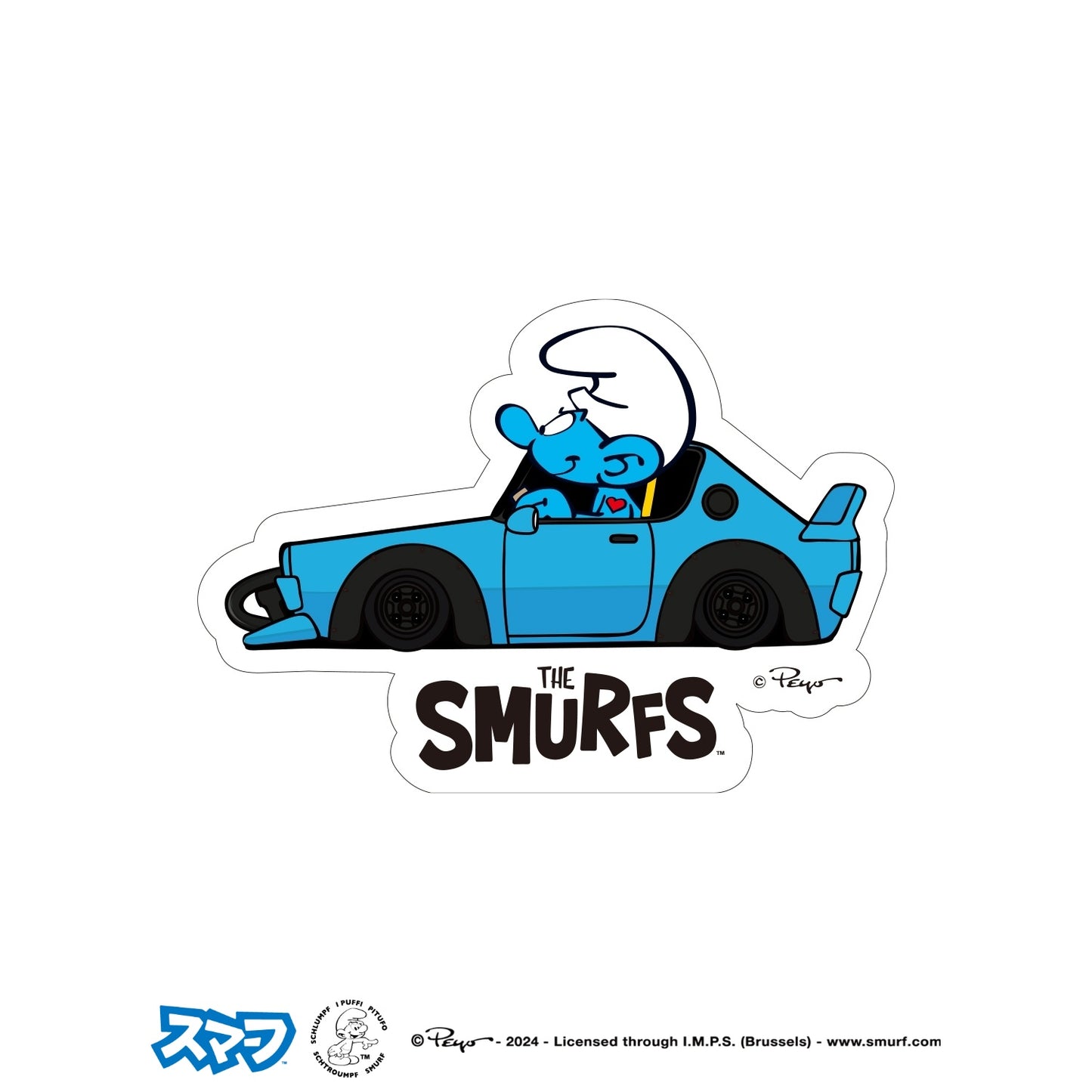 Liberty Walk x Smurfs Kenmerry Sticker