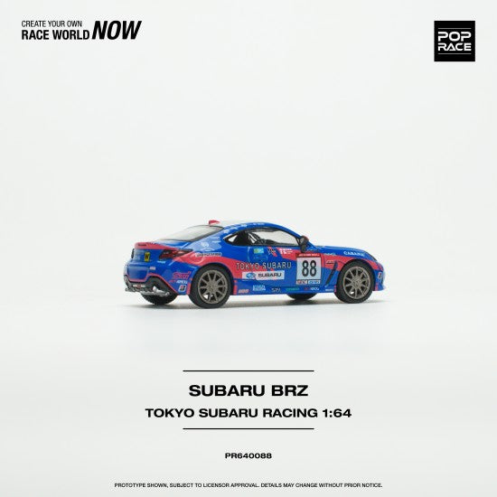 1/64 Pop Race Subaru BRZ Tokyo Subaru Racing No.88 (S11-02)