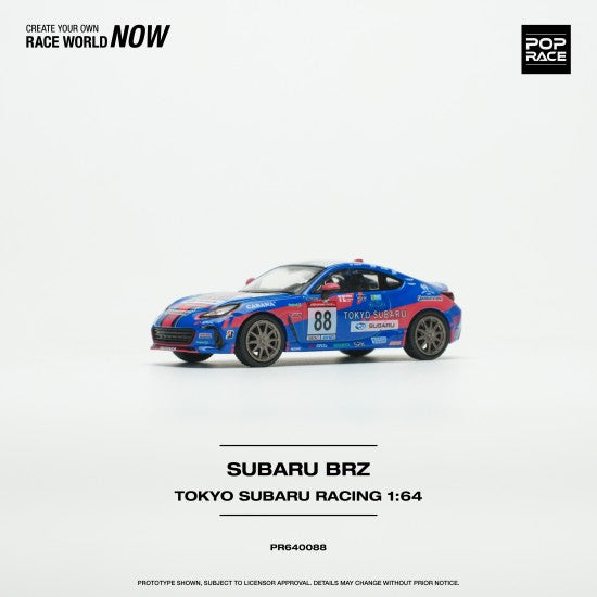 1/64 Pop Race Subaru BRZ Tokyo Subaru Racing No.88 (S11-02)