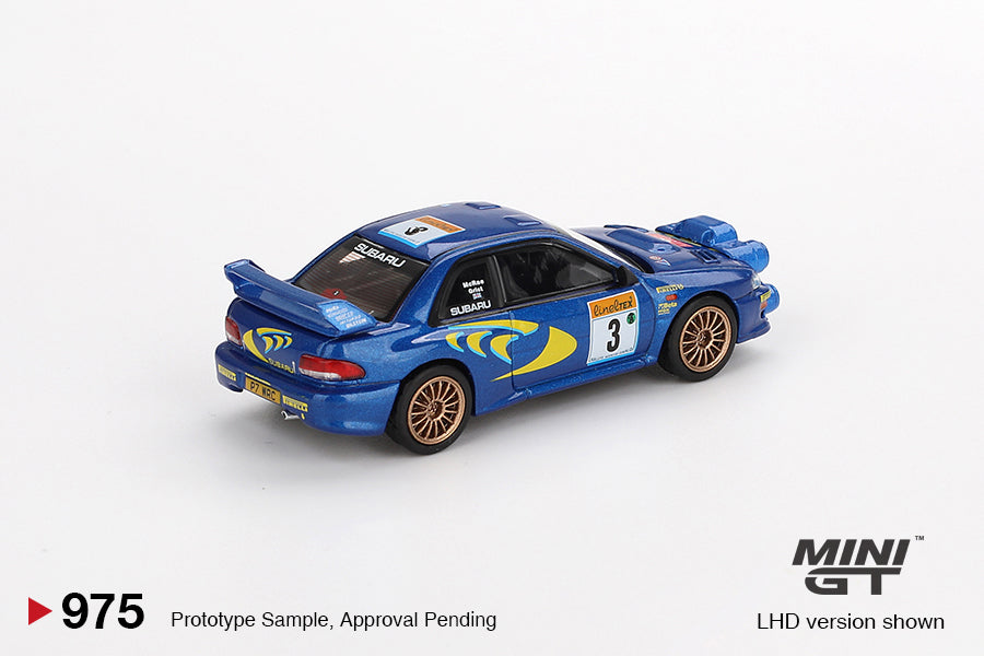 1/64 MiniGT Subaru Impreza WRC98 #3 (1998 Rally Monte-Carlo 3rd Place) (MGT00975)