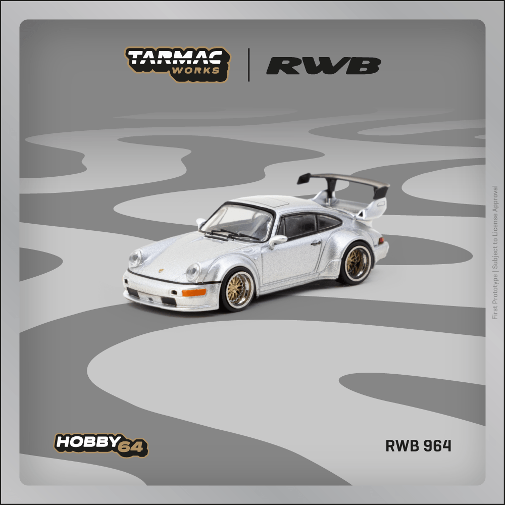 1/64 Tarmac Works x RWB RWB 964 (Silver)