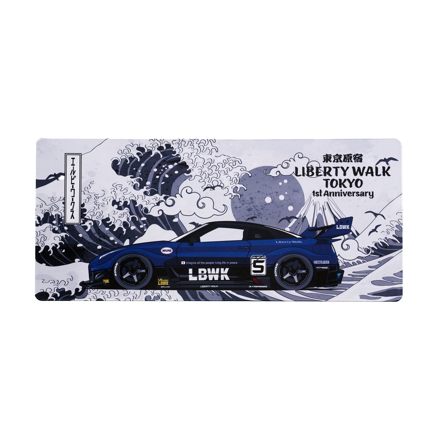Liberty Walk TOKYO HARAJUKU 1st Anniversary Gaming Mouse Pad GTR