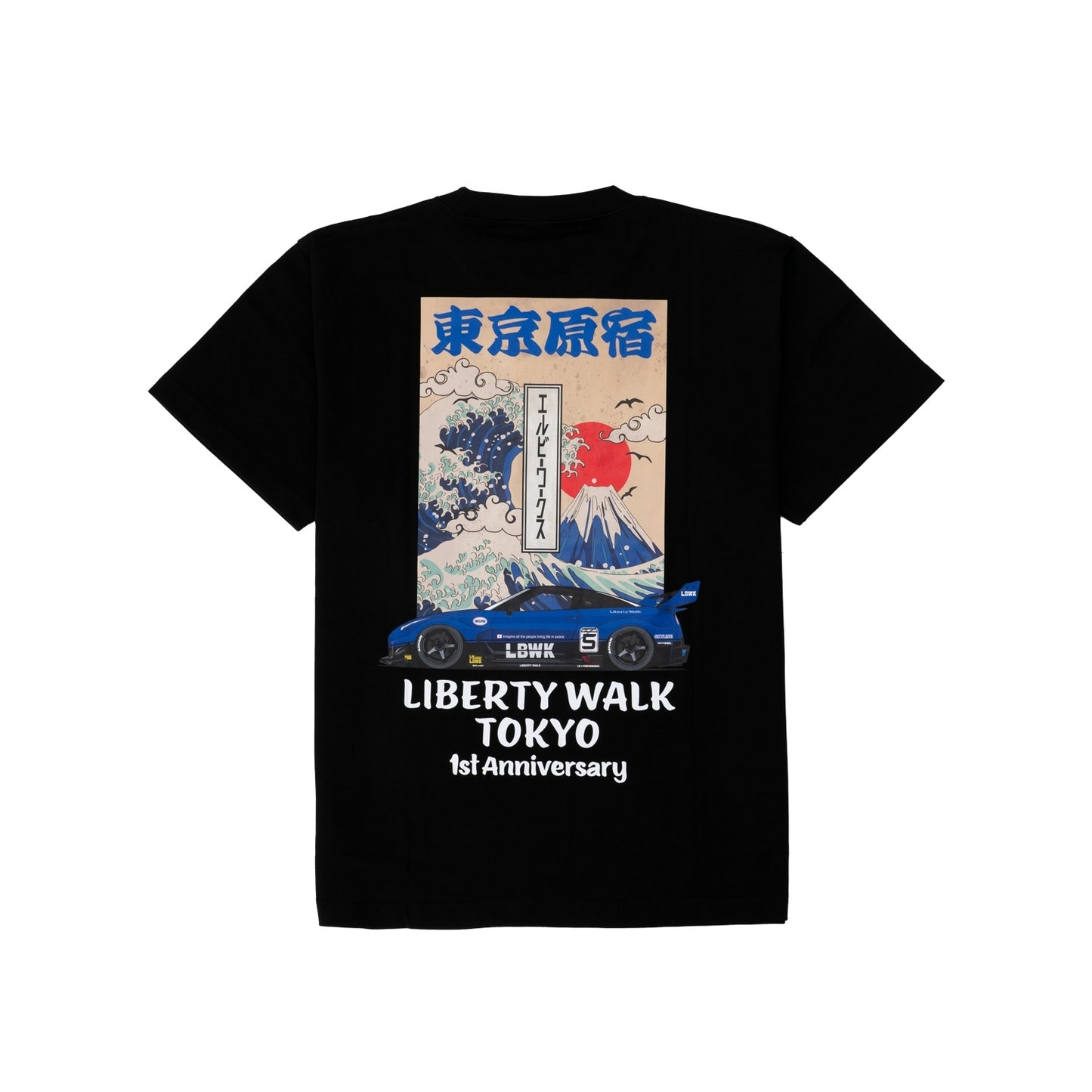 Liberty Walk TOKYO HARAJUKU 1st Anniversary Tee Black (Tokyo Exclusive)