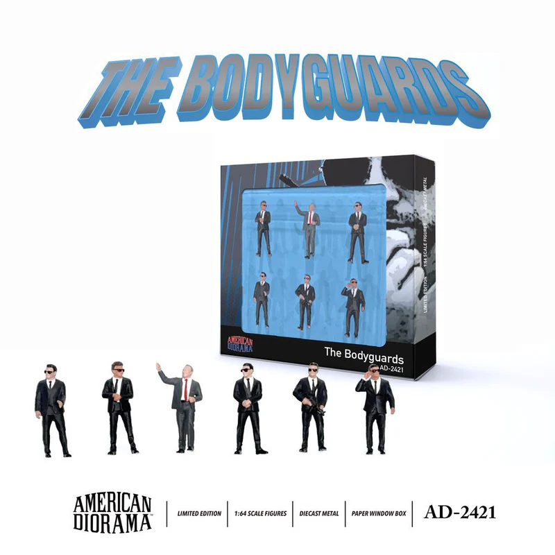 1/64 American Diorama Figurine Set The Bodyguards (AD-2421)