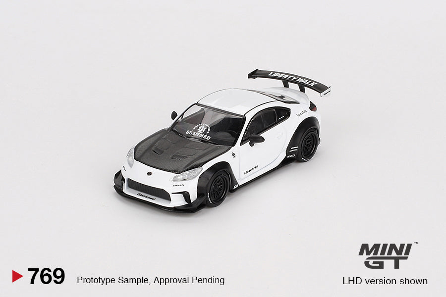 1/64 MiniGT Toyota GR86 LB★Nation (White) (MGT00769)