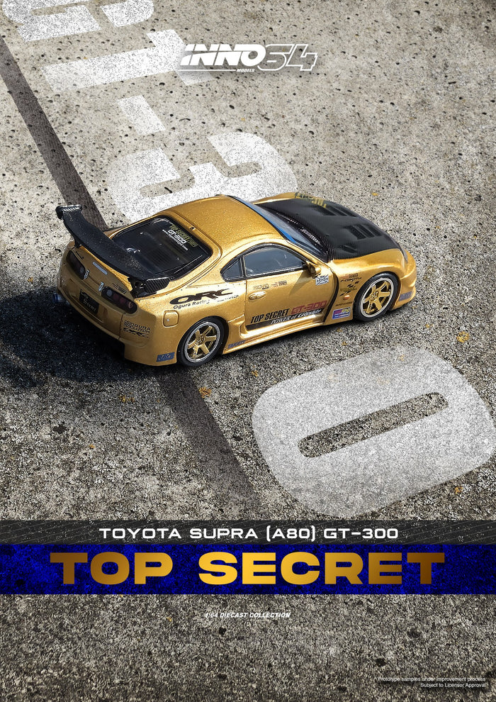 1/64 Inno64 Toyota Supra (A80) "Top Secret" GT300