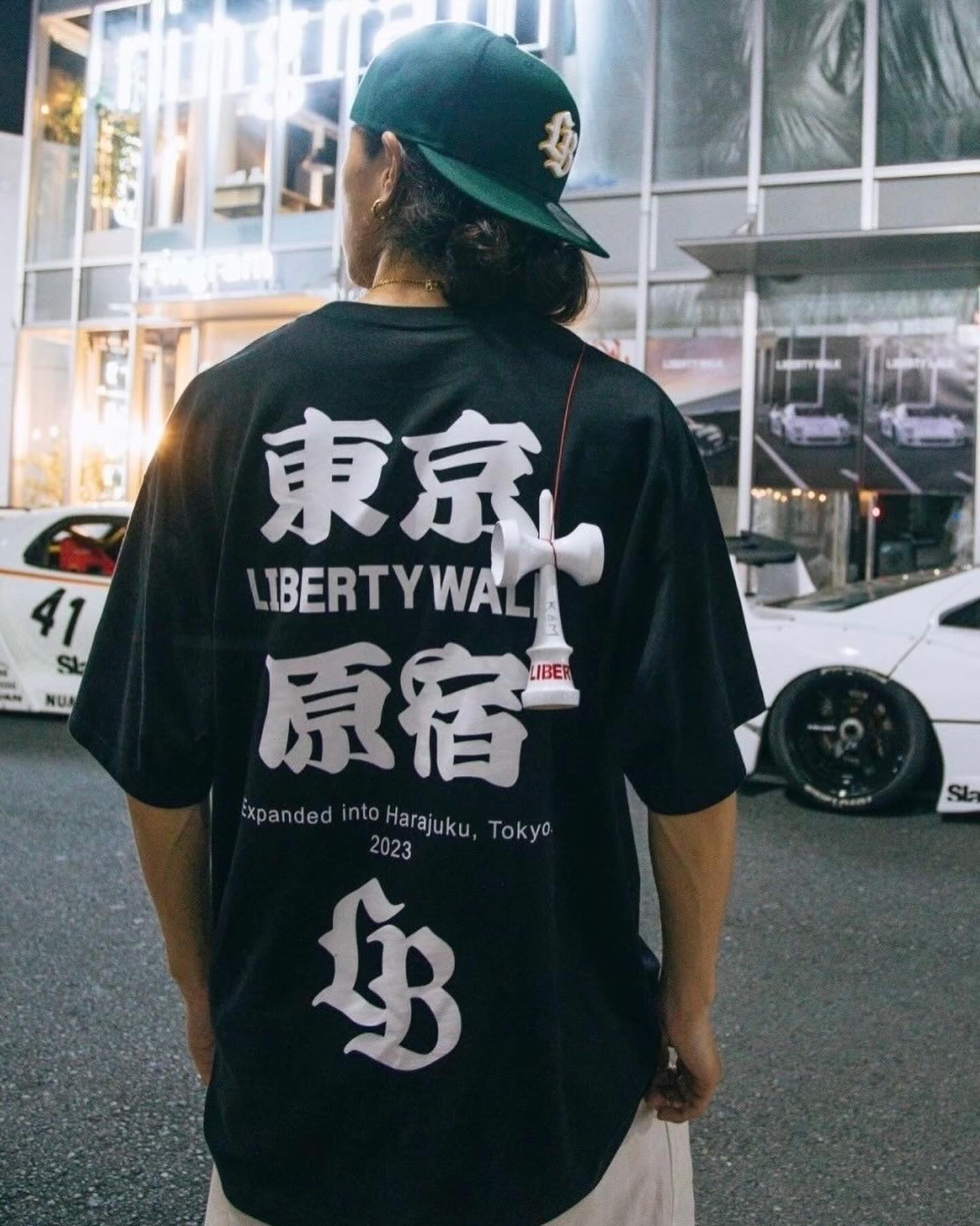 Liberty Walk Black T Shirt Tokyo Exclusive JDM Junction BN liberty-walk-black-t-shirt-tokyo-exclusive-jdm-junction-bn