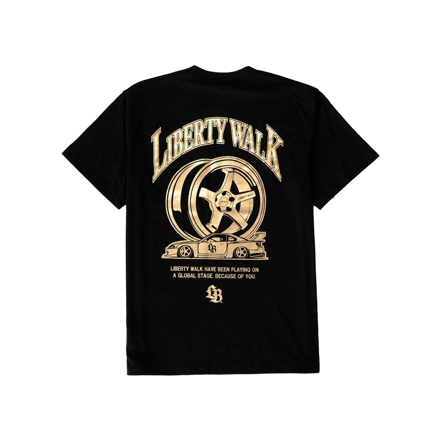 Liberty Walk Wheel S15 5 Spoke Tee Black (Sapporo Exclusive)