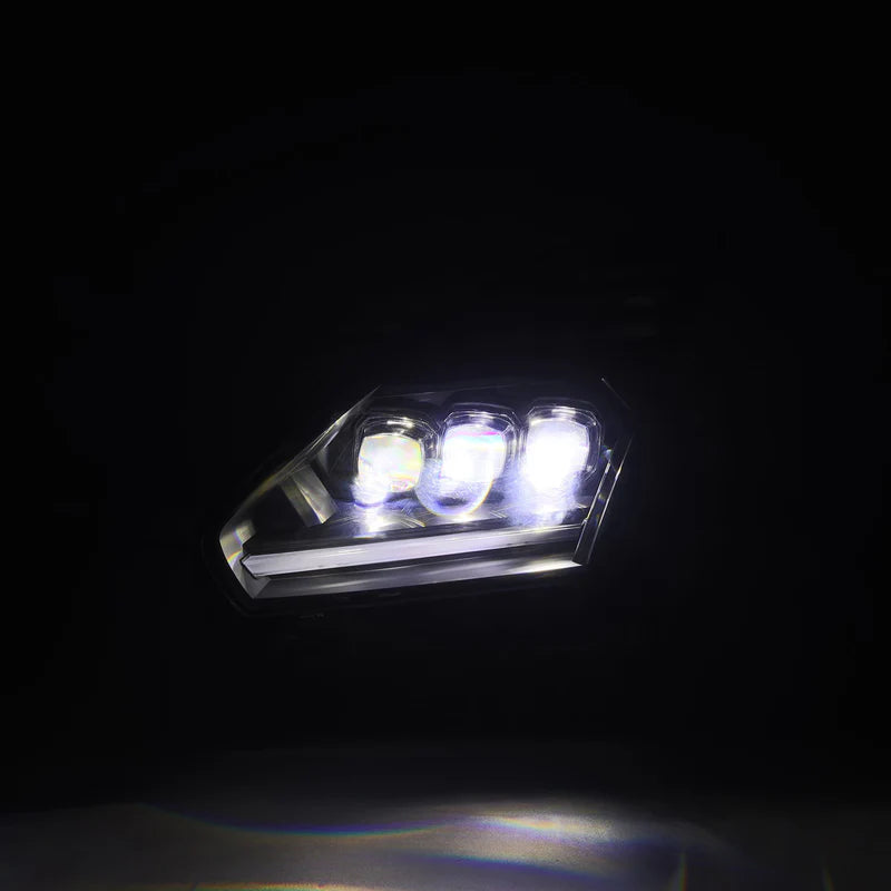 Alpharex 09-25 Nissan GT-R NOVA-Series LED Projector Headlights Alpha Black