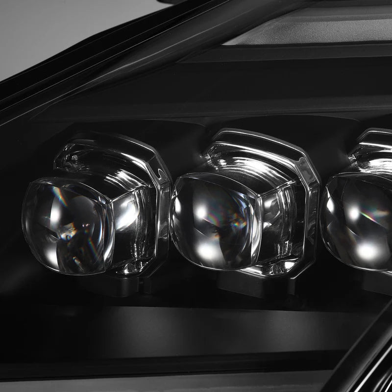Alpharex 09-25 Nissan GT-R NOVA-Series LED Projector Headlights Black