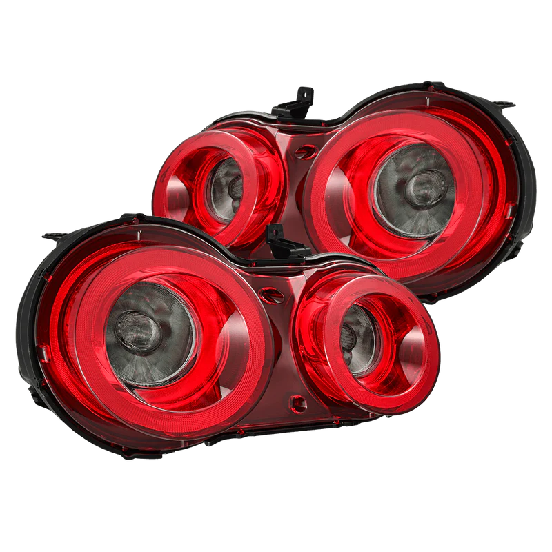Alpharex 09-25 Nissan GT-R NOVA-Series Prismatic LED Tail Lights Red Smoke