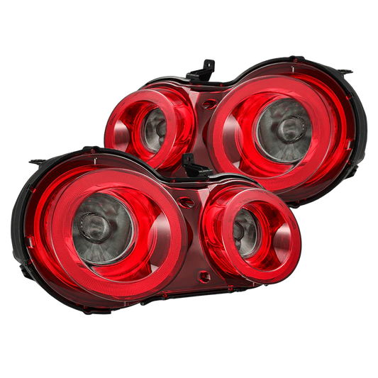 Alpharex 09-25 Nissan GT-R NOVA-Series Prismatic LED Tail Lights Red Smoke