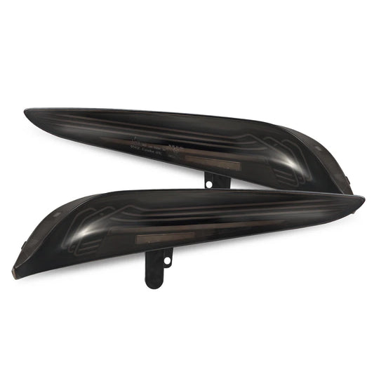 Alpharex 20-25 Toyota Supra CSL Laser Style LUXX-Series LED Tail Lights Alpha Black