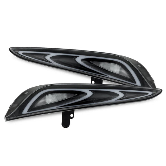 Alpharex 20-25 Toyota Supra FT-1 Style LUXX-Series LED Tail Lights Black