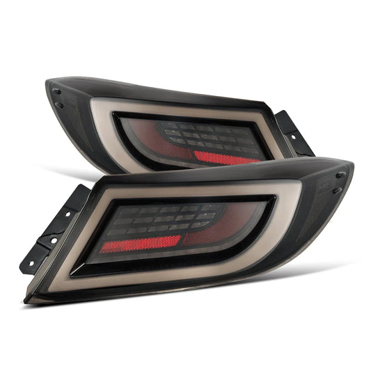 Alpharex 21-25 Toyota GR86/Subaru BRZ LUXX-Series LED Tail Lights Black Smoke