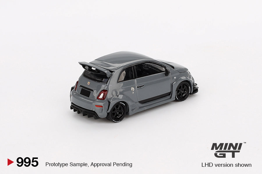 1/64 MiniGT Abarth 595 LB-WORKS x Abas Works (Grey) (MGT00995)