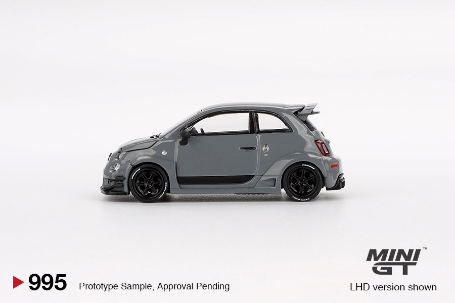 1/64 MiniGT Abarth 595 LB-WORKS x Abas Works (Grey) (MGT00995)