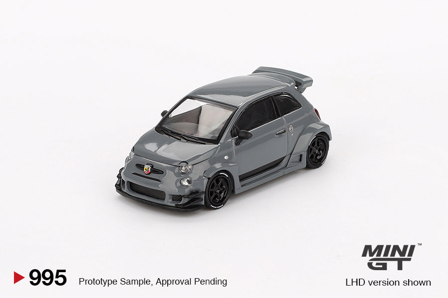 1/64 MiniGT Abarth 595 LB-WORKS x Abas Works (Grey) (MGT00995)