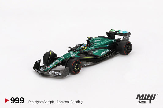 1/64 MiniGT Aston Martin AMR24 #14 Fernando Alonso (2024 F1 2024 Bahrain GP) (MGT00999)