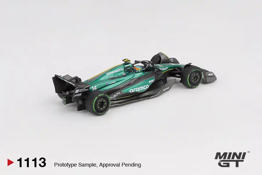 1/64 MiniGT Aston Martin AMR24 #14 (Fernando Alonso 2024 F1 2024 Canadian GP) (MGT01113)