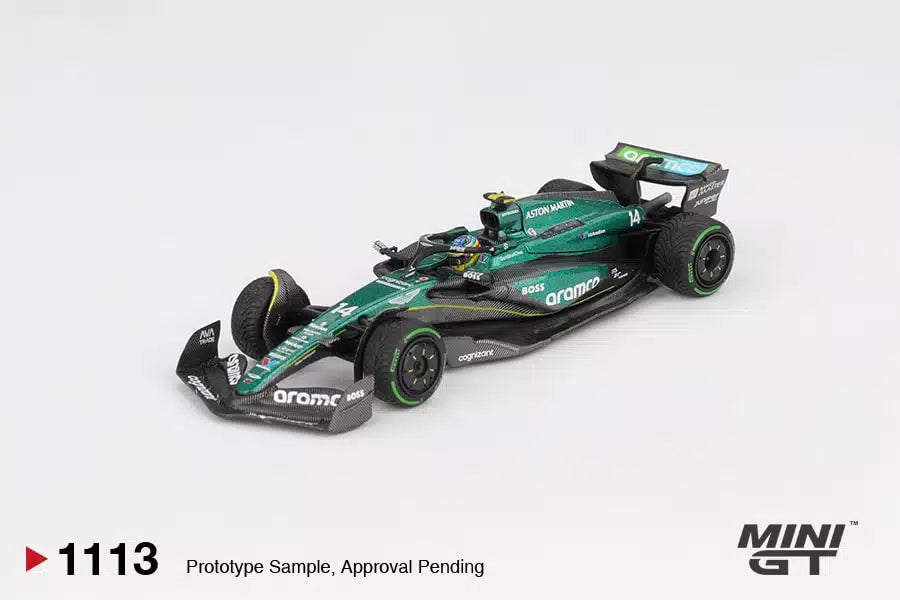 1/64 MiniGT Aston Martin AMR24 #14 (Fernando Alonso 2024 F1 2024 Canadian GP) (MGT01113)