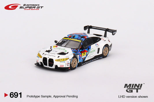 1/64 MiniGT BMW M4 GT3 #7 "Studie BMW M4" BMW M Team Studie x CRS 2023 SUPER GT SERIES (MGT00691)