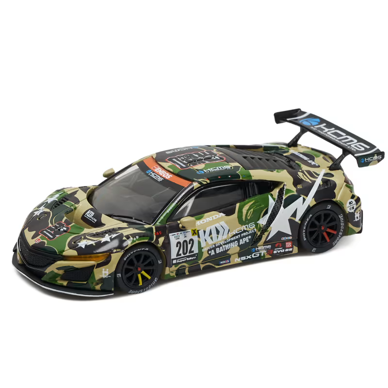 1/64 Pop Race x BAPE Honda NSX GT3 EVO22BAPE