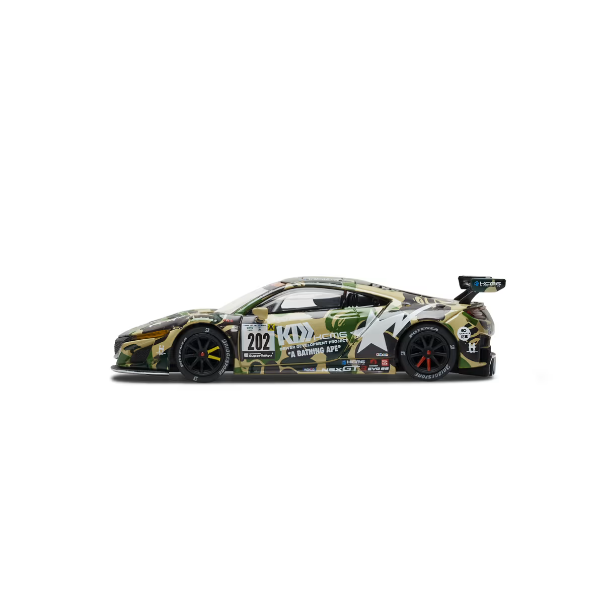 1/64 Pop Race x BAPE Honda NSX GT3 EVO22BAPE