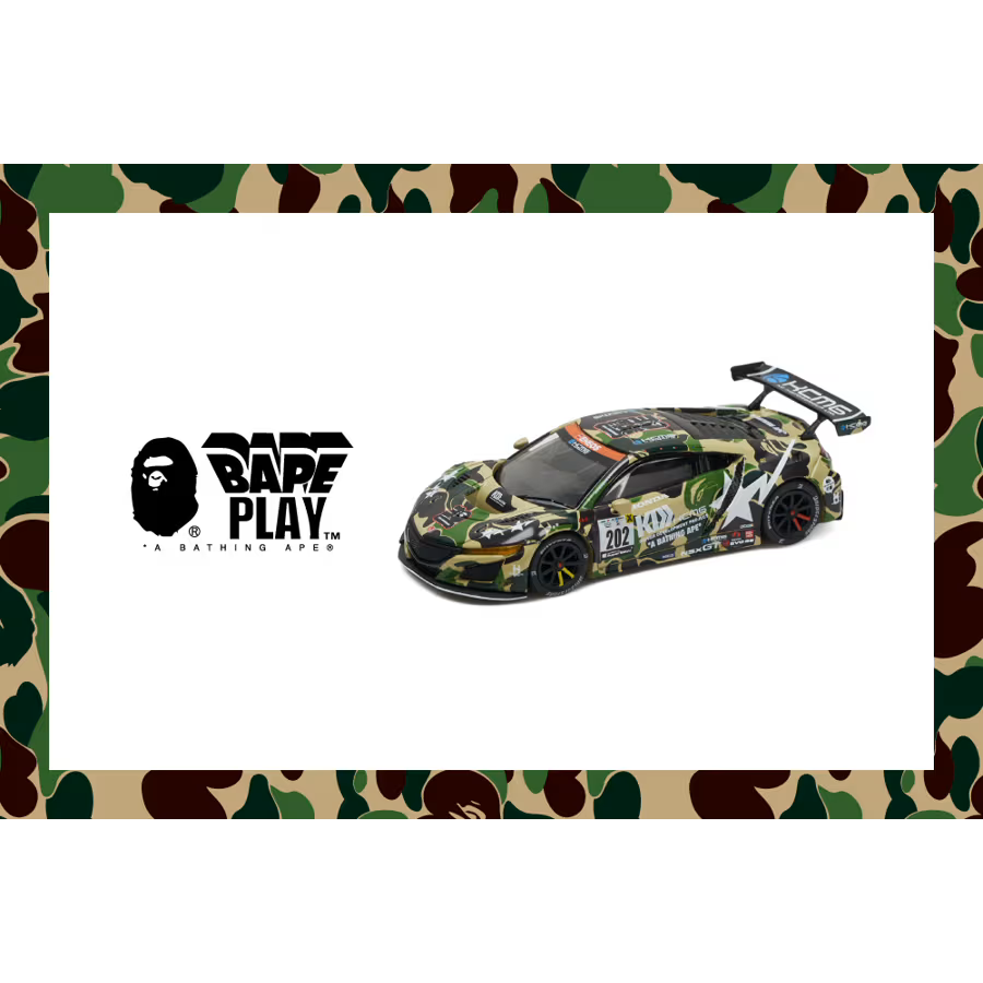 1/64 Pop Race x BAPE Honda NSX GT3 EVO22BAPE