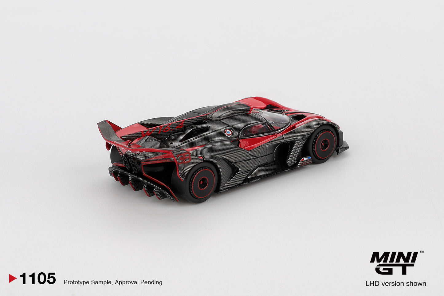 1/64 MiniGT Bugatti Bolide (Red) (MGT01105)