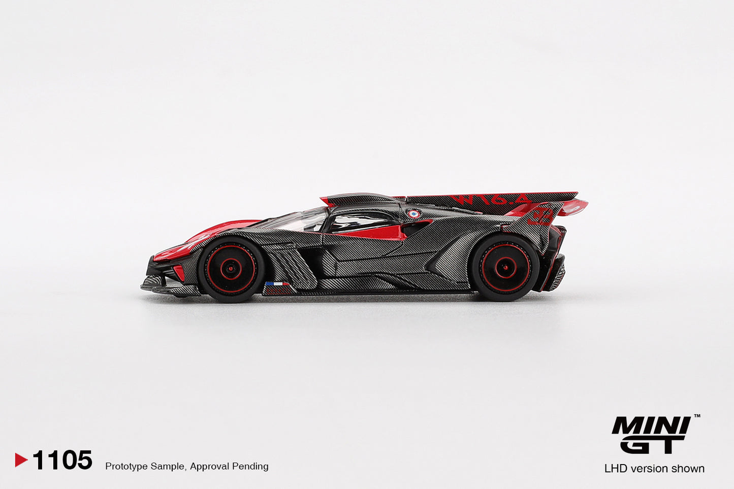 1/64 MiniGT Bugatti Bolide (Red) (MGT01105)
