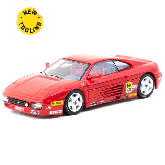 1/64 Tarmac Works x iXO Models Ferrari 348 Challenge (Presentation)