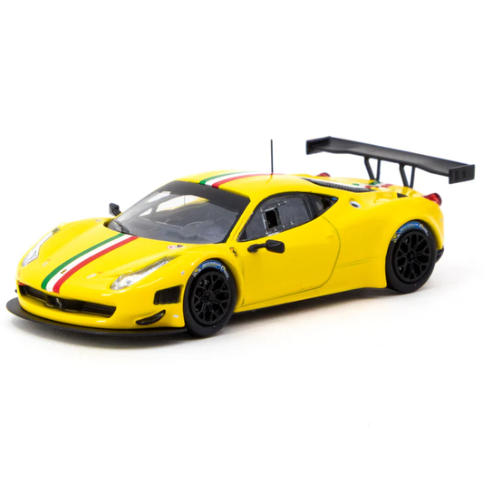 1/64 Tarmac Works x iXO Models Ferrari 458 Italia GT3 (Yellow)