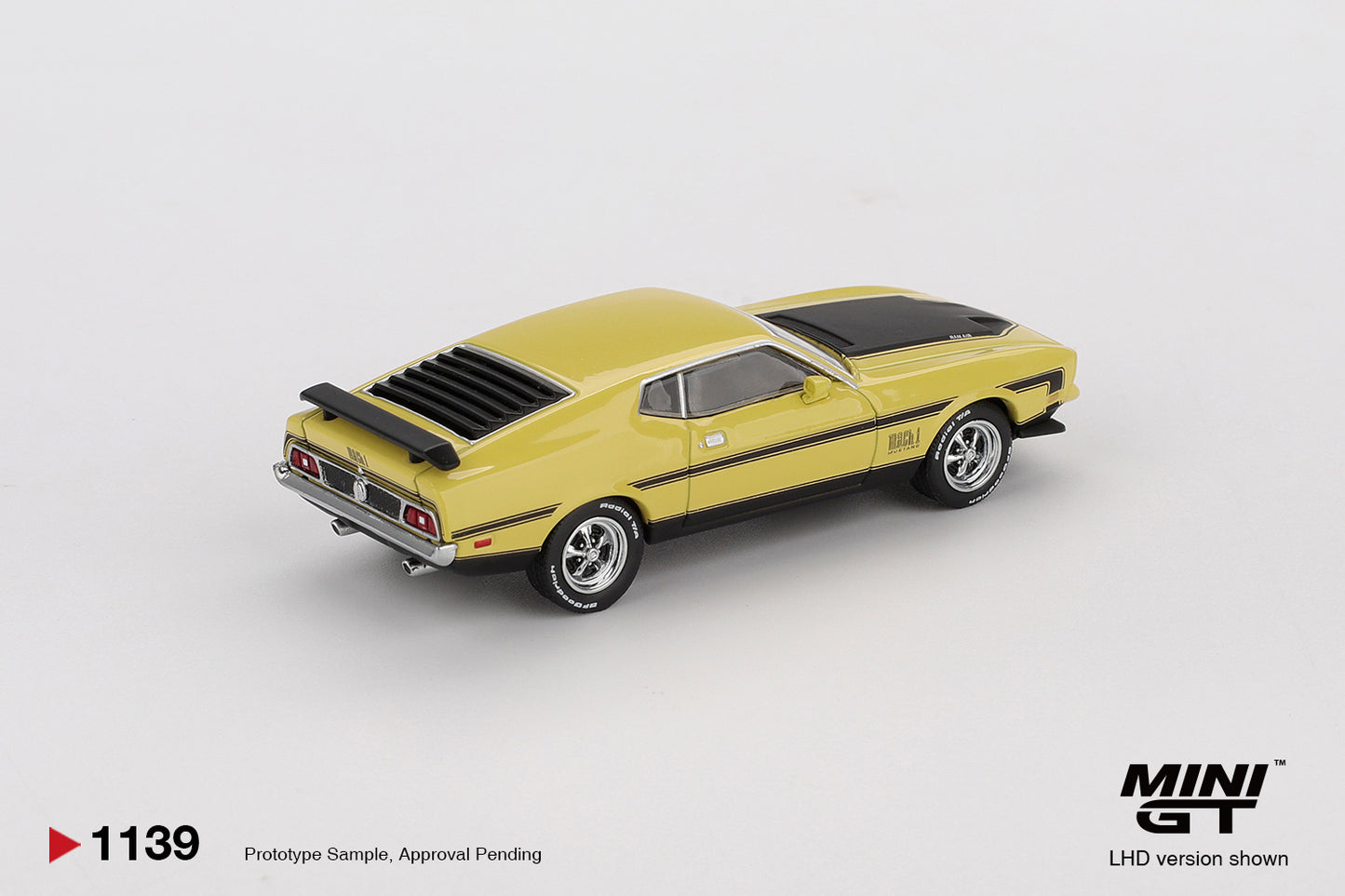 1/64 MiniGT Ford Mustang Mach1 (Grabber Yellow) (MGT01139)