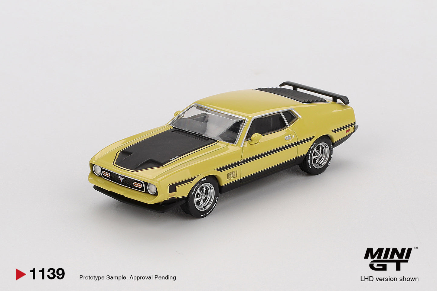 1/64 MiniGT Ford Mustang Mach1 (Grabber Yellow) (MGT01139)
