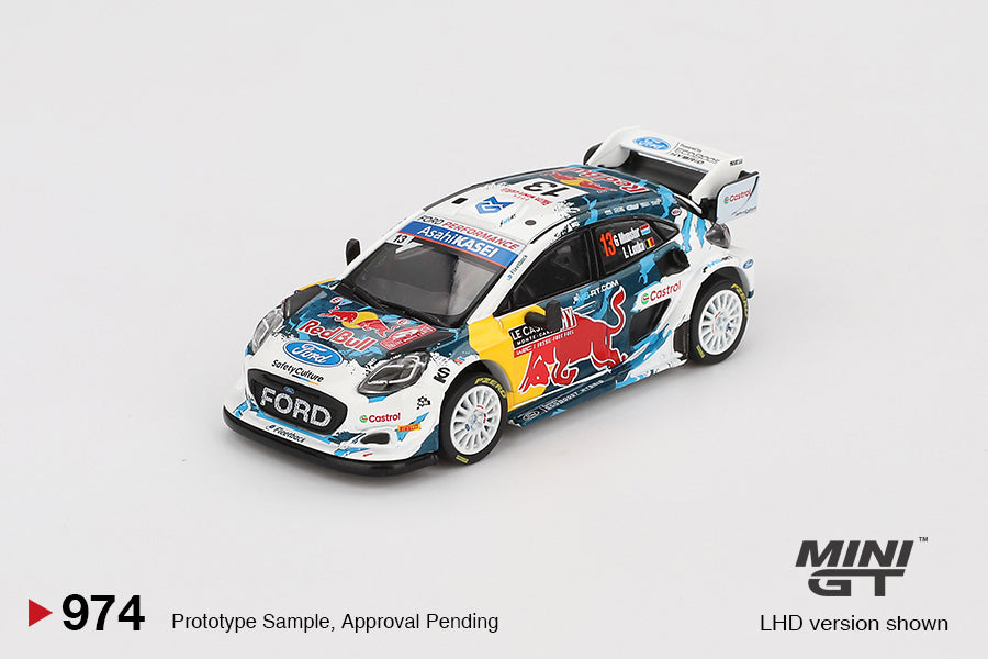 1/64 MiniGT Ford Puma Rally1 #13 (M-Sport Ford WRT 2024 Rally Monte Carlo) (MGT00974)
